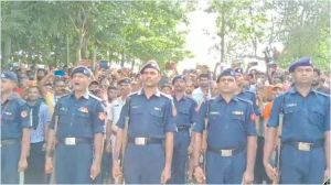 BSF Jawan Martyr Sanjay Dubey funeral procession