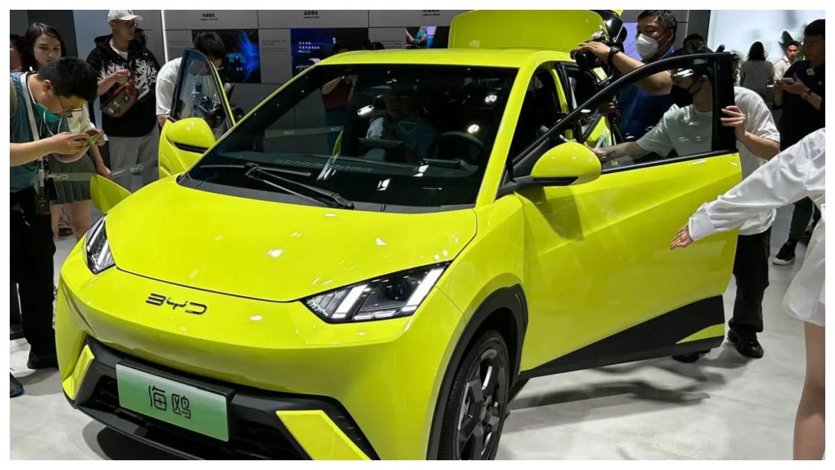BYD Seagull ev car trademark registered in india 