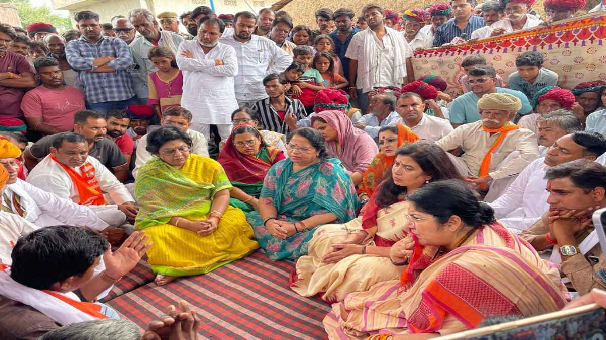 Bhilwara gangrape case, bjp mps reached bhilwara