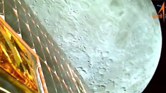 Chandrayaan-3 Moon Image ISRO Chandrayaan-3 Moon Image ISRO