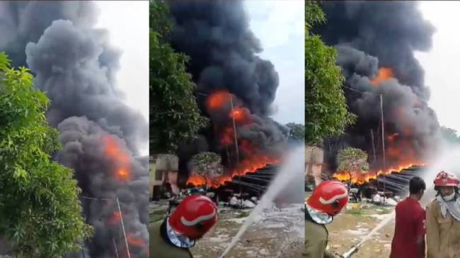Delhi Fire breaks out in factory