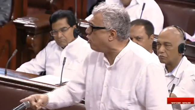 Derek O'Brien Trinamool Congress, Derek O'Brien, Rajya Sabha, Parliament Monsoon Session, Piyush Goyal