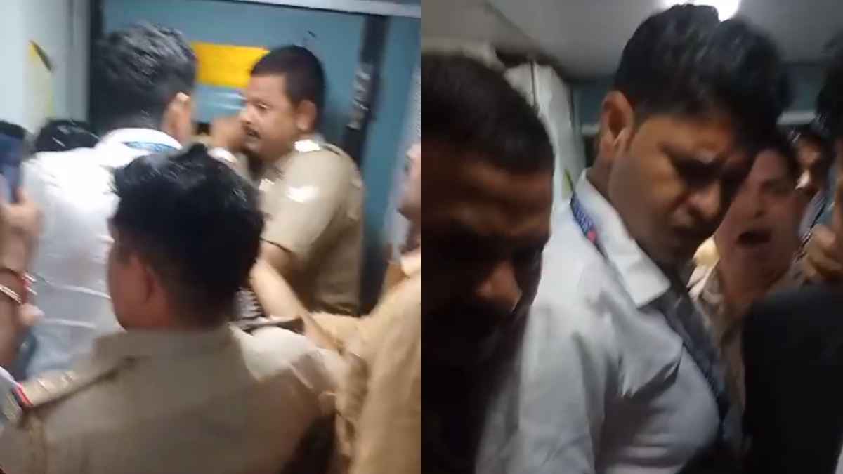 पुलिसवालों का शर्मनाक करतूत; टिकट मांगने पर ट्रेन में टीटीई को कुत्ता कहकर पीटा