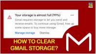 Tips to Clear Gmail Storage