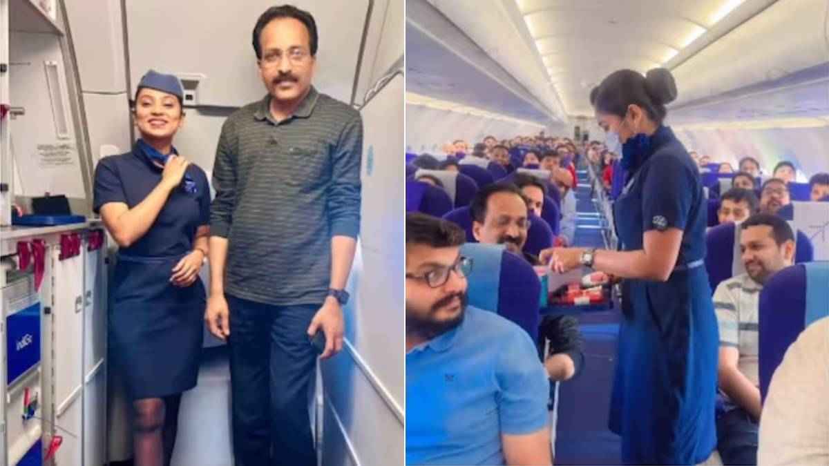 IndiGo की फ्लाइट में बैठे थे ISRO चीफ एस सोमनाथ, अटेंडेंट ने ऐसे किया स्वागत; देखें वीडियो