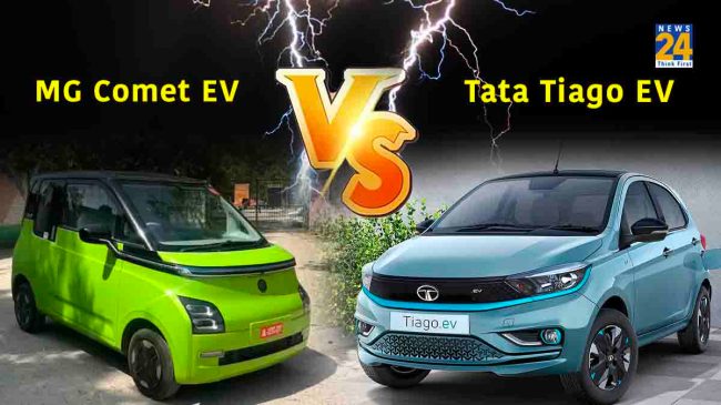 MG Comet EV VS Tata Tiago EV MG Comet EV VS Tata Tiago EV