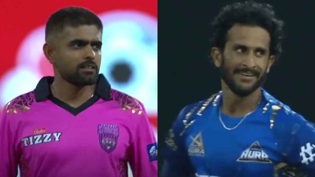 हसन अली ने चटकाया बाबर आजम का विकेट, फिर इस तरह मनाया 'जश्न'