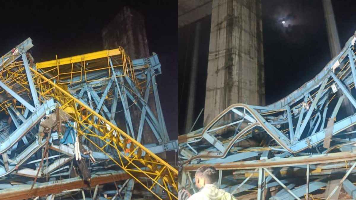 महाराष्ट्र के ठाणे में भीषण हादसा, 100 फीट ऊंचाई से गिरी गर्डर मशीन, 15 लोगों की मौत