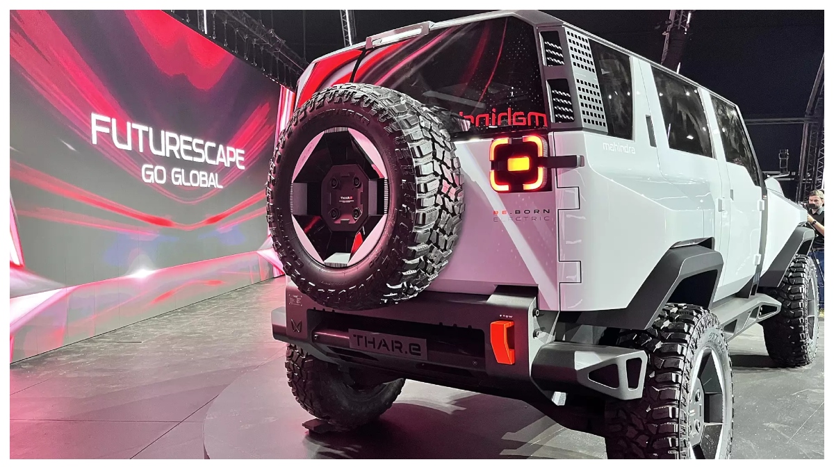 mahindra thar e ev car suv car unveiled know price features