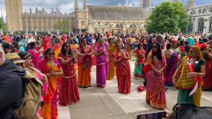 British Women In Sarees, National Handloom day, London