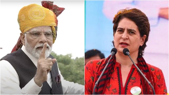 Pm Narendra Modi Vs Priyanka Gandhi Priyanka Gandhi, Pm Narendra Modi, Varanasi, 2024 Loksabha Election, Priyanka Chaturvedi