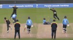 Prithvi Shaw fell on the wicket