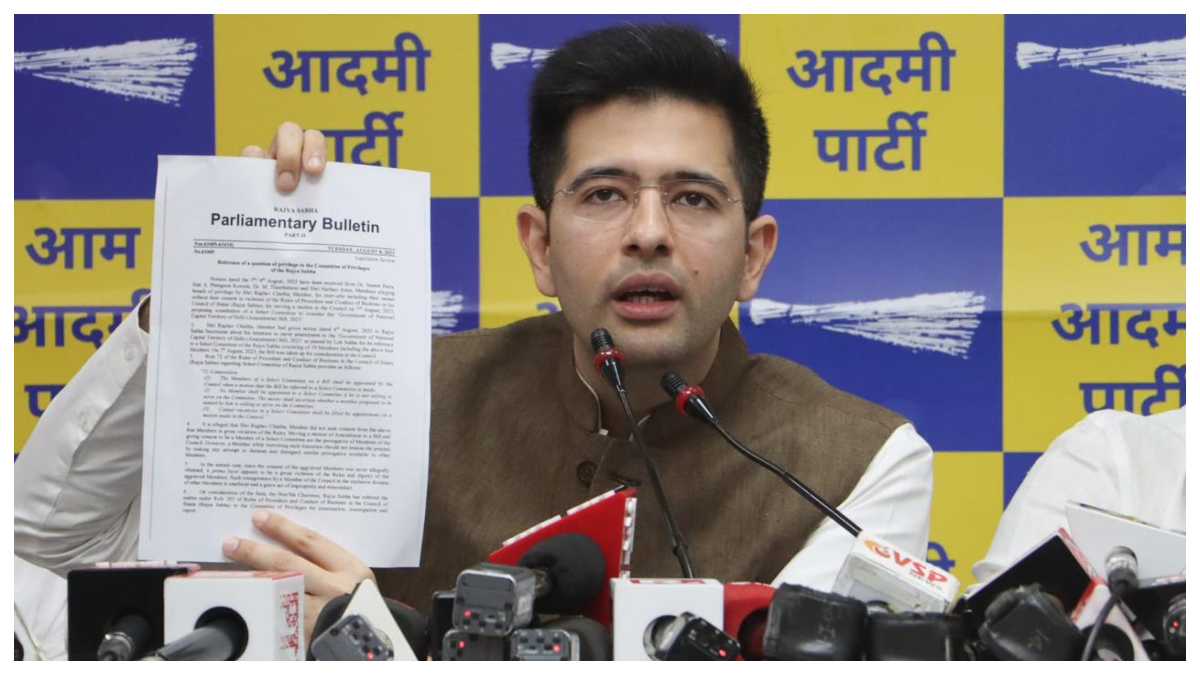 Raghav Chadha said BJP is doing propaganda against me