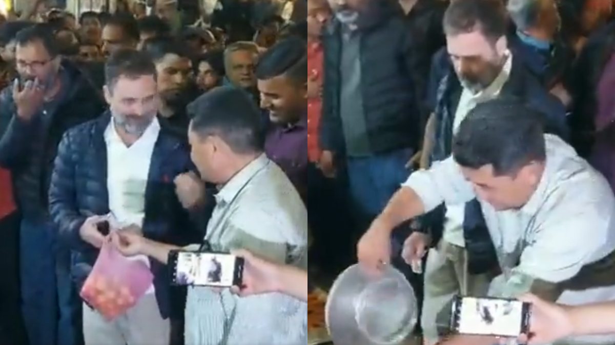 Rahul Gandhi reaches Leh main market