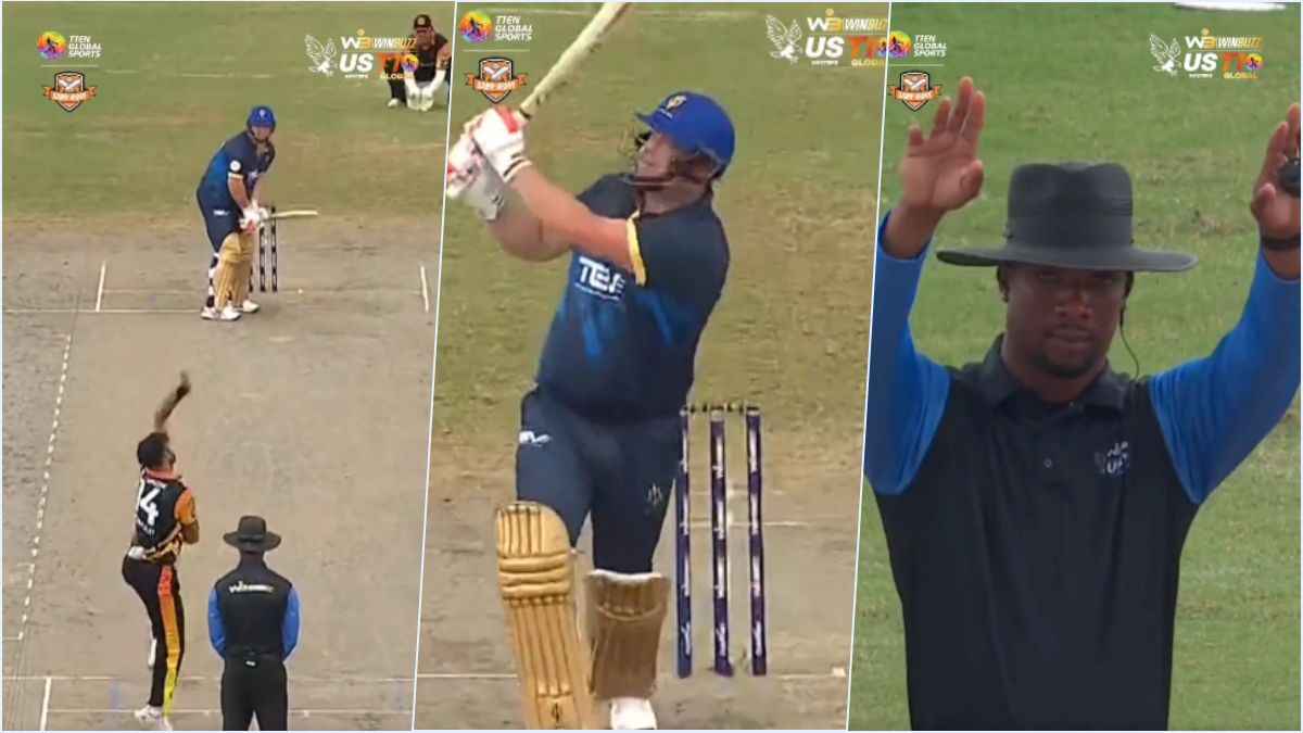 US Masters T10 League: Jesse Ryder ने बल्ले से मचाई तबाही, 5 ओवर में ठोक डाले 90 रन, देखें VIDEO