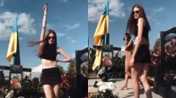Ukrainian Sisters Detained For dancing on Soldiers Graves