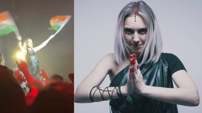 Ukrainian singer Uma Shanti Ukrainian singer Uma Shanti, Independence Day 2023, Pune Police, crime News, tricolour