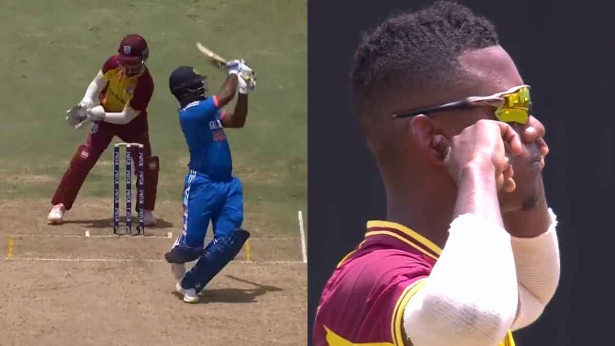 West Indies vs India 2nd T20 Sanju Samson Akeal Hosein