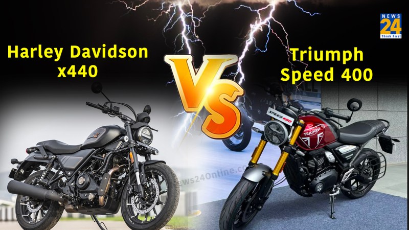 harley davidson x440 VS triumph speed 400 comparision