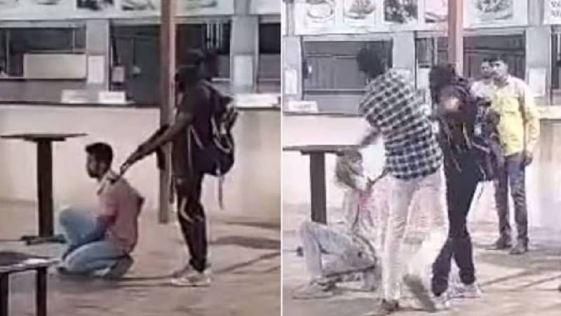 Man slaps 'terrorist' in temple but there's a twist, Watch VIDEO