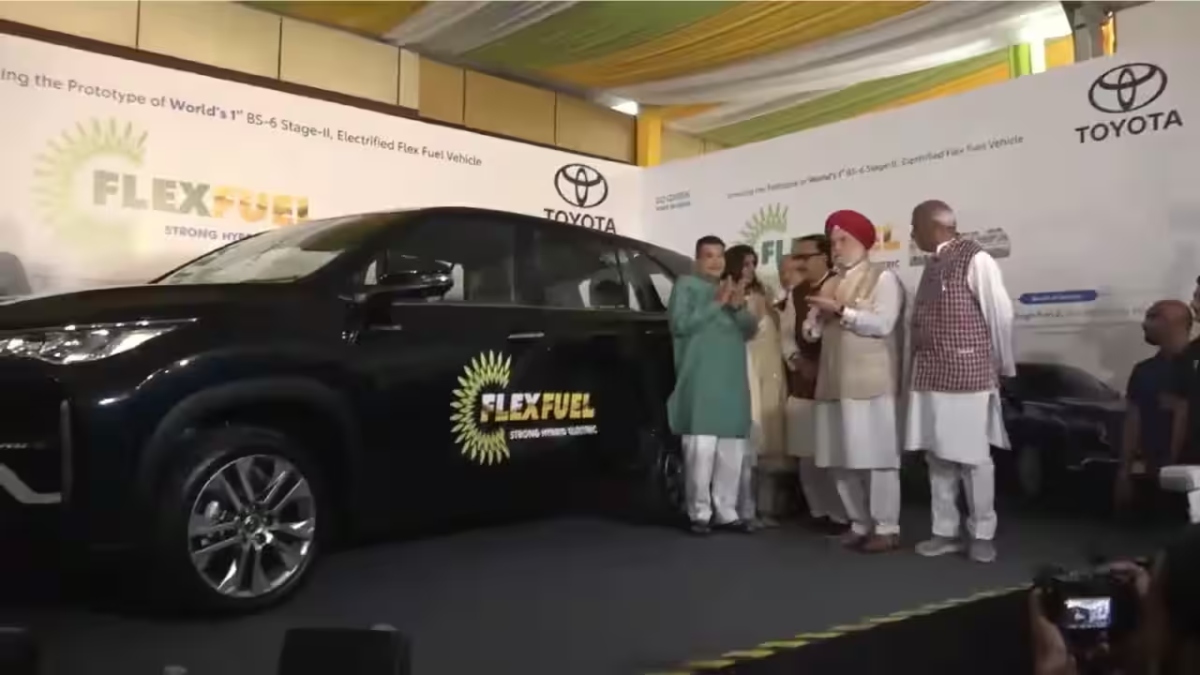 Ethanol-powered car introduced by nitin gadkari