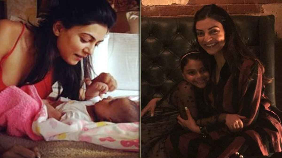 इतनी बड़ी हो गई 'Taali' एक्ट्रेस सुष्मिता सेन की नन्ही परी, देखें अनदेखी तस्वीरें