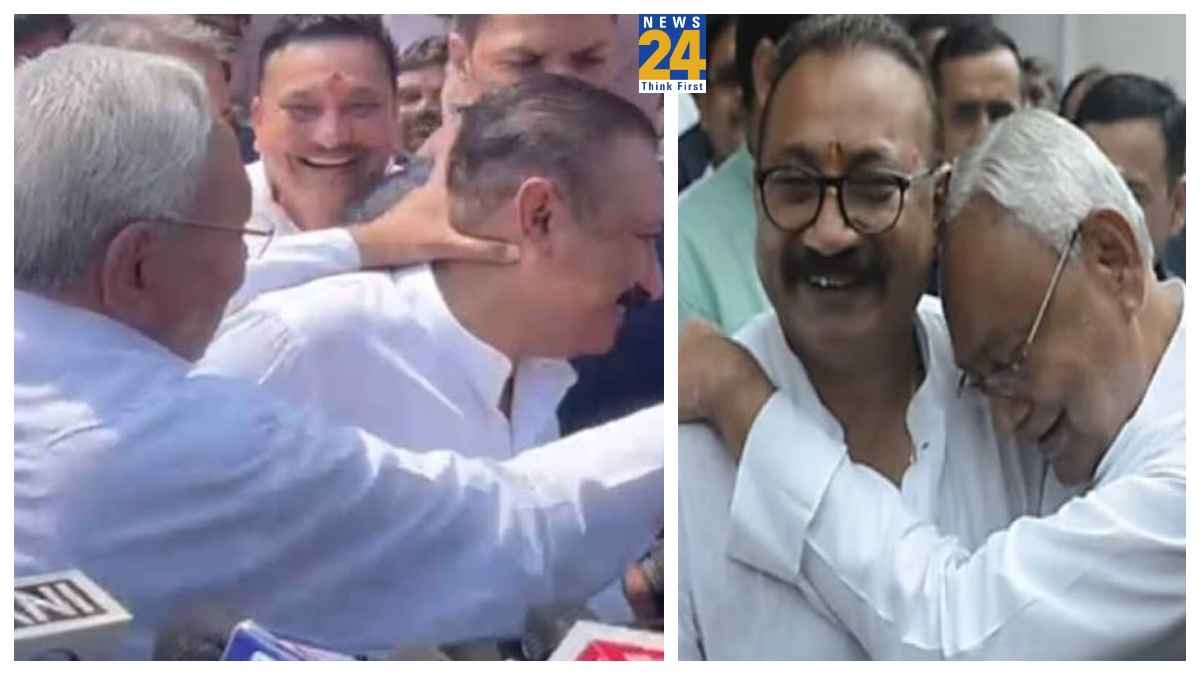 नीतीश कुमार की 'राज-नीति': पहले भरी सभा में पकड़ी मंत्री की गर्दन; अब गले लगा कही ऐसी बात...
