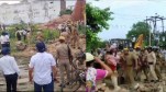UP News: आगरा में सत्संगियों ने पुलिस पर किया पथराव, सरकारी जमीन से अवैध कब्जा गई थी हटाने