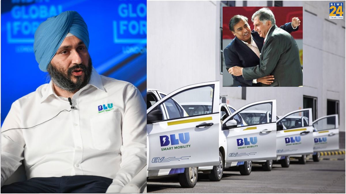 Mukesh Ambani,Ratan Tata,Anmol Singh Jaggi,bluSmart,BluSmart EV,Ambani,Tata Motors,who is Anmol Singh Jaggi
