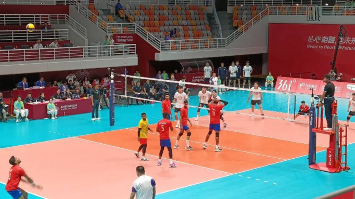 Asian Games 2023 Indian Volleyball Team Beat South Korea