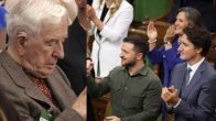 Canadian Parliament embarrassment, Justin Trudeau, Volodymyr Zelenskyy