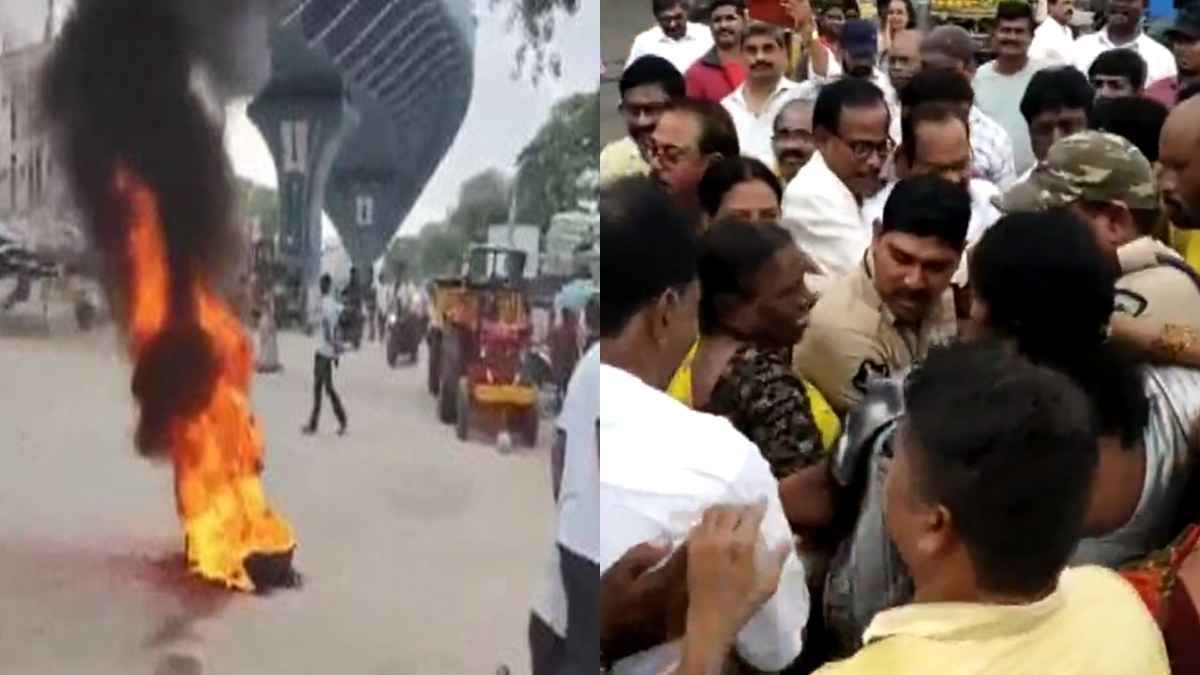 'मेरी गिरफ्तारी गलत, एक भी सबूत नहीं दिखाया...', अरेस्ट होने के बाद नायडू का बयान, आंध्र में विरोध प्रदर्शन शुरू
