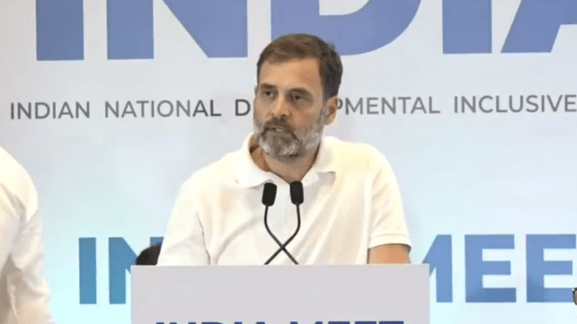 Congress MP Rahul Gandhi Rahul Gandhi, Rahul Gandhi Speech Highlights, I.N.D.I.A Mumbai Meeting, INDIA Vs NDA, Congress