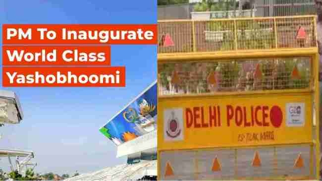 Delhi Traffic Police Advisory YashoBhoomi