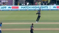 ENG vs NZ 2nd ODI Mitchell Santner Catch
