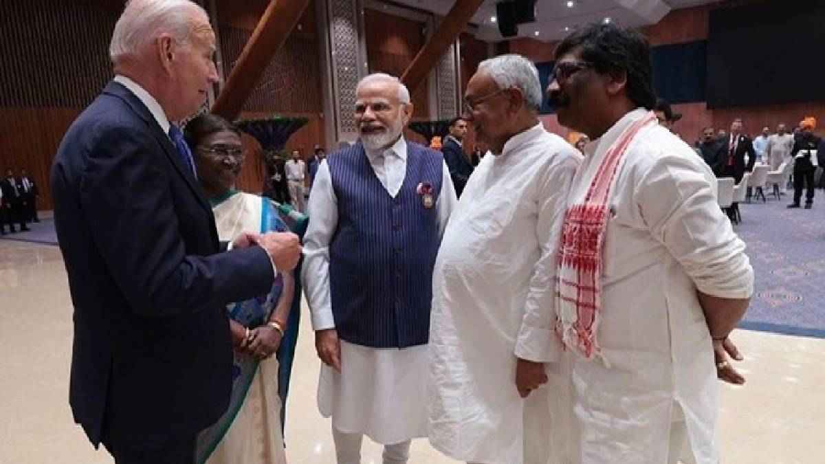 जब बाइडेन से हुआ बिहार के मुख्यमंत्री नीतीश का सामना, पीएम मोदी ने खुद शेयर की तस्वीर