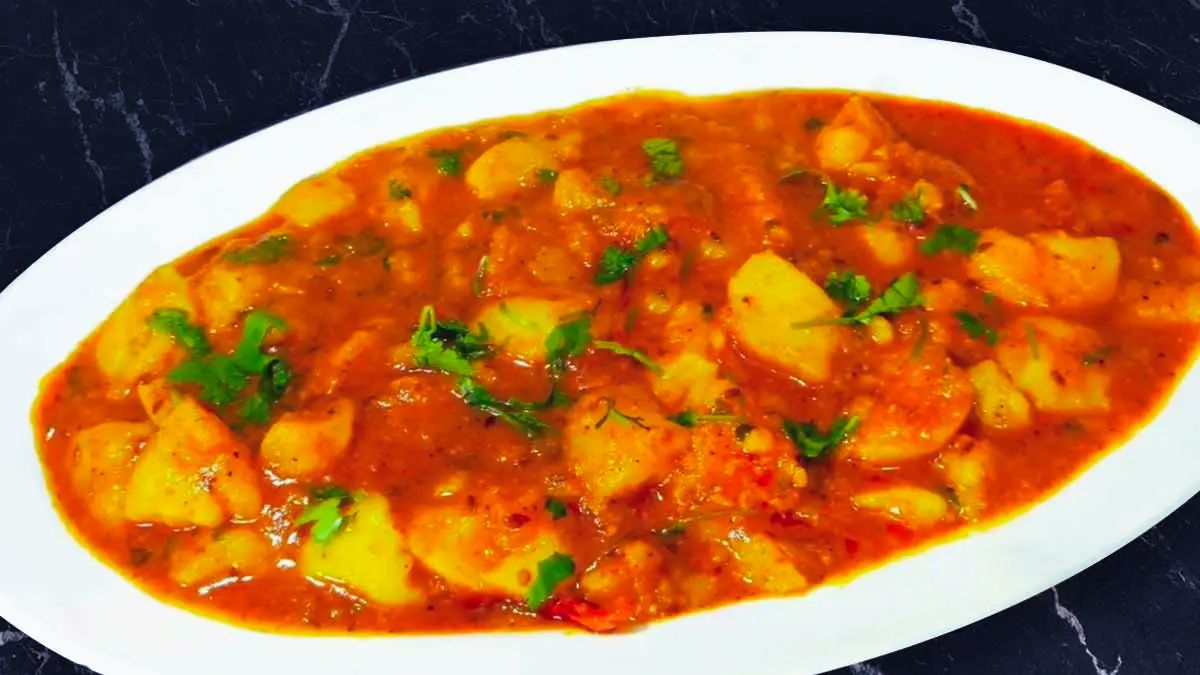 Potato Recipe, Bhandare Wale Aloo, Aloo Tamatar sabzi, How To Make Bhandare Wale Aloo, Make Bhandara-like Vegetable At Home