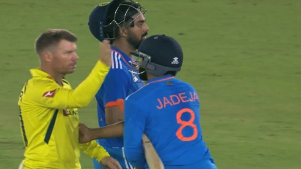 IND vs AUS David Warner Ravindra Jadeja