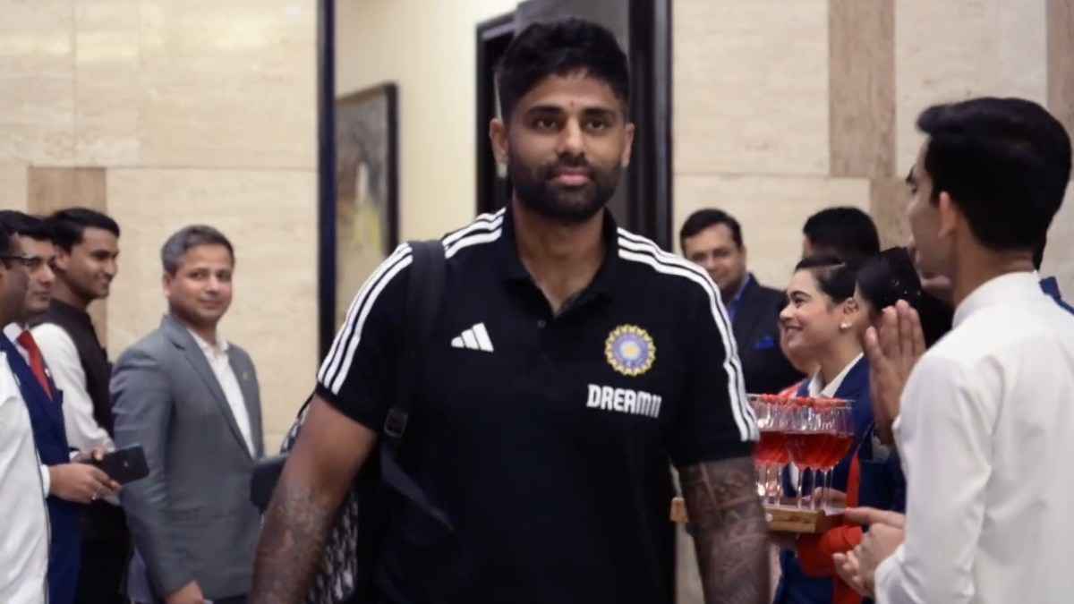 IND vs AUS Team India in Indore Suryakumar Yadav Ishan Kishan At Hotel