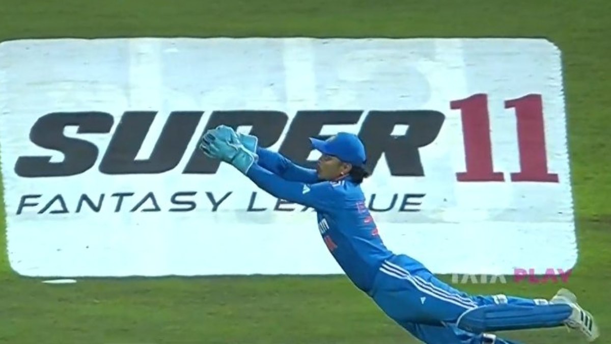 IND vs NEP: Ishan Kishan flying in the air and takes stunning catch