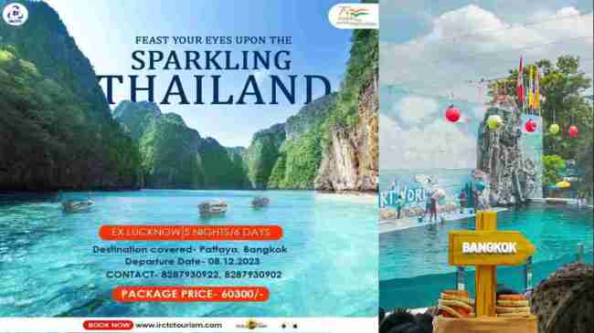 IRCTC Tour Package Sparkling Thailand Ex Lucknow