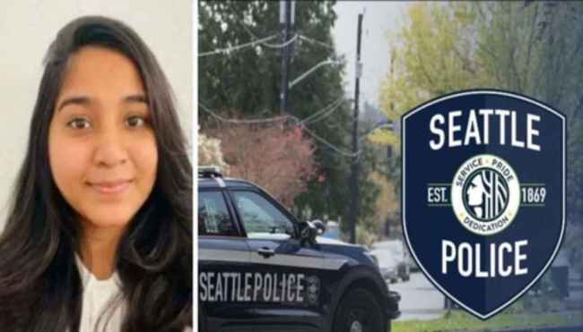 Indian Student Killed By US Police Video Viral Of Police Officer Indian Student Killed By US Police Video Viral Of Police Officer