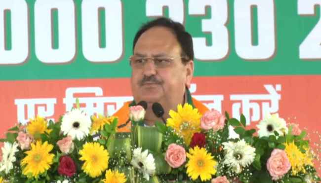 JP Nadda begins Jan Ashirwad Yatra In Chitrakoot