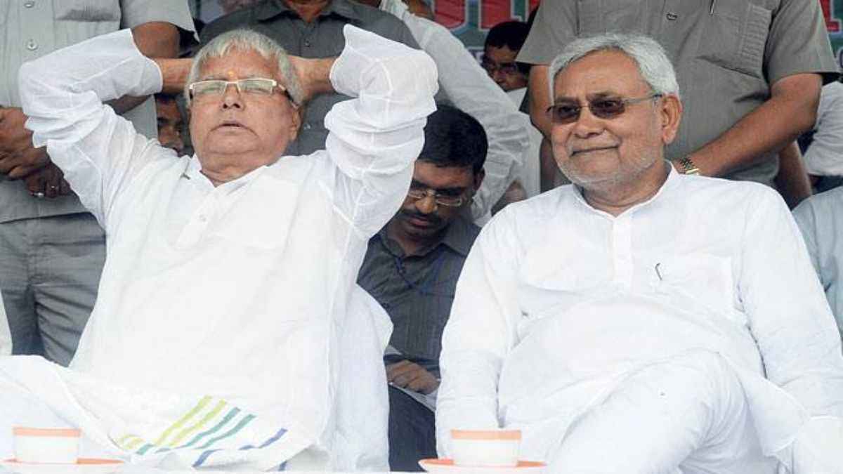 Lalu Yadav meet Nitish Kumar Lalu Yadav meet Nitish Kumar