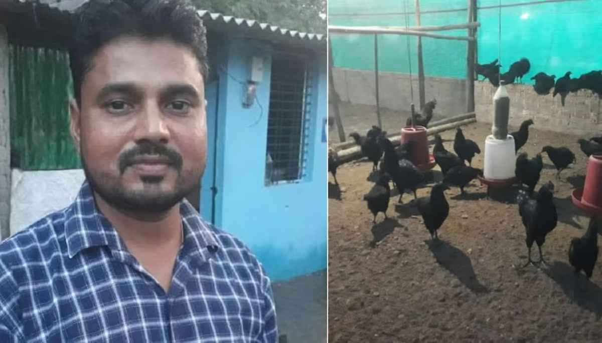 गया में MBA मुर्गावाला, पढ़ाने के साथ कर रहे कड़कनाथ मुर्गे का पालन, इतनी होती है कमाई