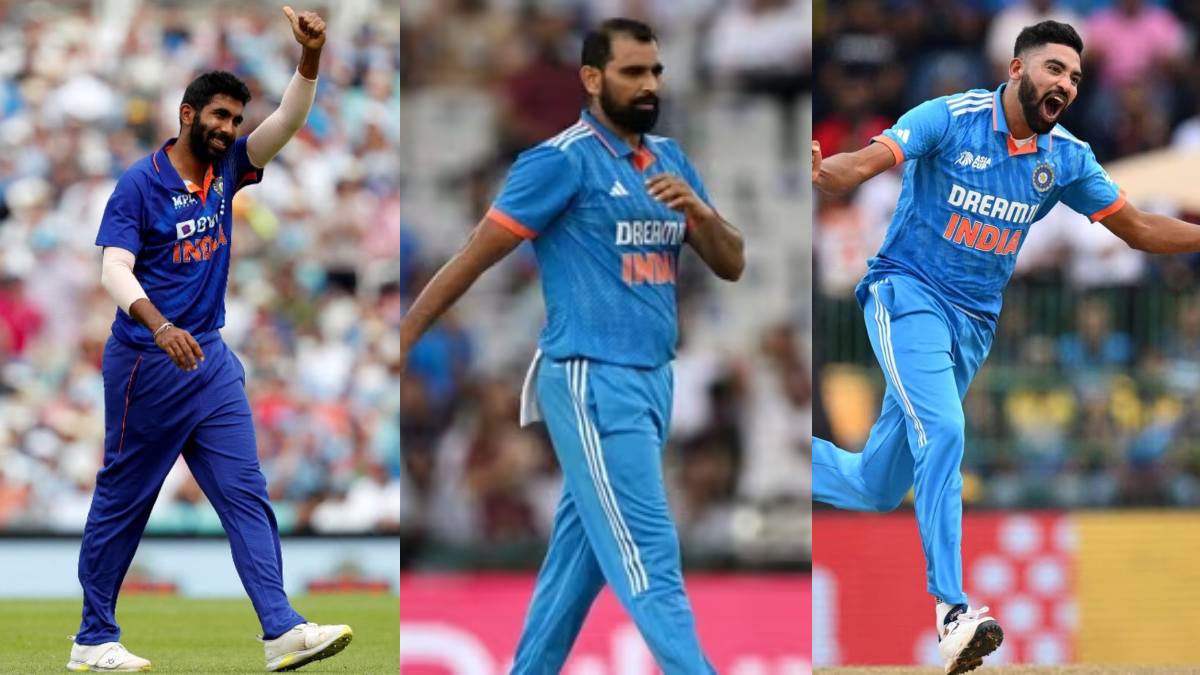 ODI World Cup 2023 Jasprit Bumrah Mohammed Shami Mohammed siraj