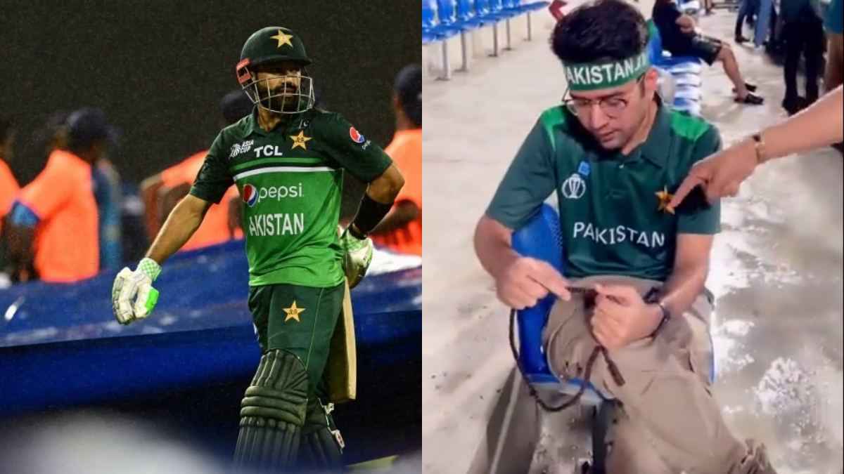 PAK vs SL Spectator Chanting Garland Wish Pakistan To Reach Asia Cup Final Momin Saqib Shared Video