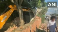 Sultanpur News, Sultanpur Crime News, BJP leader office demolished, bulldozer Action in Sultanpur