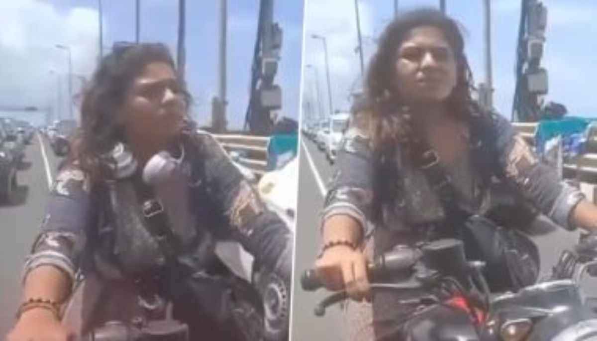 Watch Video: 'मैं तुम्हे गोली मार दूंगी...' बांद्रा वर्ली सी लिंक पर ट्रैफिक पुलिस से उलझी बाइक सवार महिला