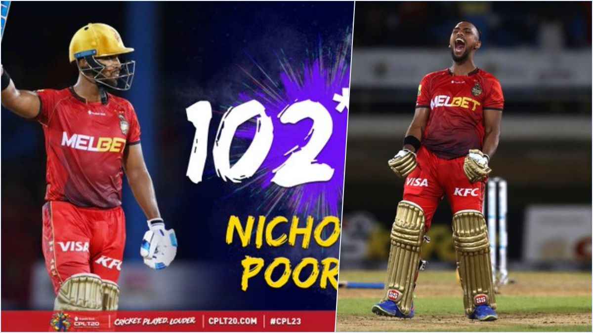 Nicholas Pooran Century 102 Run